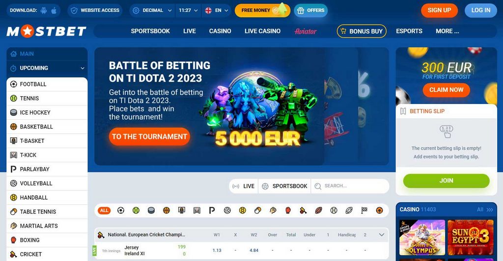 Как зарегистрироваться и войти или получить поощрения на сайте Mostbet